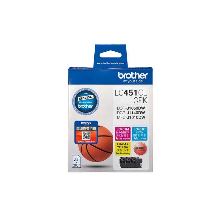 Brother LC451 原廠墨水盒 LC-451 Original Ink Cartridges (適用型號 for DCP-J1050 ...