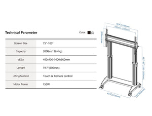 North_Bayou_NB_TW70_TV_Panel_on_mobile_electric_height_adjustment_cart_trolley_55-100-inch.jpg