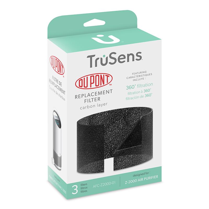 TruSens Z2000/Z2500 Activated Carbon Layer Filter 3 Pack (活性碳濾網-3件裝 ...