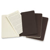 Moleskine Cahier Journal, Pocket, Square, Coffee Brown (3.5 x 5.5)