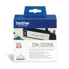 Brother DK-22205 (62mmx30.48M) 紙質標籤帶 (連續型) 白底黑字 Black on White Continuous Length Paper Label Tape