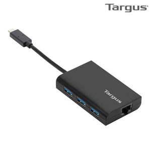 Targus USB-C USB 3.0 Hub with Gigabit Ethernet ( USB TYPE C ) - DISTEXPRESS.HK